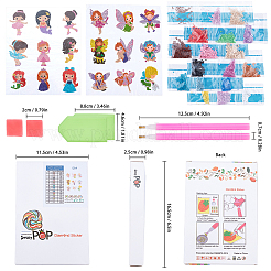 DIY Diamant Malerei Aufkleber Kits für Kinder&nbsp;DIY-SC0011-46