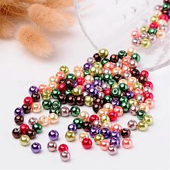 Fallen Mischung pearlized Glas Perlen&nbsp;HY-X006-6mm-06
