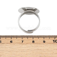 Flache runde Messing Ringmechaniken mit Träger&nbsp;MAK-S033-018P-NF