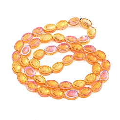 Fili di perle di vetro placcato&nbsp;EGLA-G037-13A-FR02