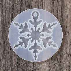 Weihnachtsschneeflocken-DIY-Silikonanhängerformen&nbsp;DIY-A054-01D