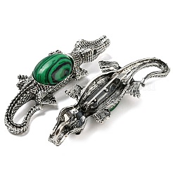 Broche crocodile en alliage&nbsp;JEWB-C026-01H-AS