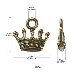 Zinklegierung Charms Charme Anhänger&nbsp;PALLOY-YW0001-13AB-RS