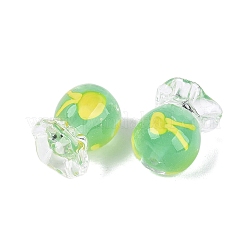 Perles de verre filées à la main à l'intérieur de la fleur&nbsp;LAMP-Q039-13E