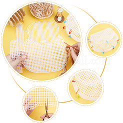 Kunststoff-Mesh-Segeltuch-Beutel-Sets&nbsp;DIY-WH0185-33