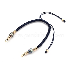 Fabrication de bracelet en fil de nylon tressé réglable&nbsp;AJEW-JB00714