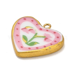 Anhänger aus bedrucktem Porzellan&nbsp;STAS-C183-03A-03