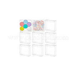Quadratische Aufbewahrungsgeschenkboxen aus PVC&nbsp;CON-WH0095-103B