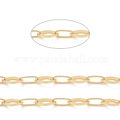 Occhio di cavallo in ottone e catene a maglie ovali&nbsp;CHC-K013-10G