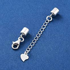 925 rallonge de chaîne gourmette en argent sterling&nbsp;STER-G039-04C-S