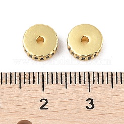 Cremagliera placcatura micro ottone spianare perline zirconi&nbsp;KK-F879-14G-06
