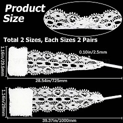 4 Paar Schnürsenkel aus Nylon in 2 Stilen&nbsp;FIND-GF0004-82A
