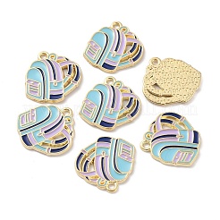 Fournitures d'étude thème alliage émail pendentifs&nbsp;ENAM-WH0061-20A-01