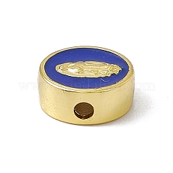 Vere perle smaltate in ottone placcato oro 18k&nbsp;KK-A170-02G-04