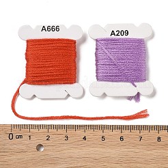 72 Karte 72 Farben 6-lagiges Polyester-Stickgarn&nbsp;OCOR-K006-C06
