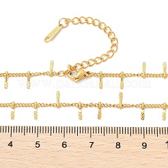 Colliers à pampilles torsadés en acier inoxydable 304 pour femmes&nbsp;NJEW-U029-01G