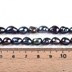 Natürliche kultivierte Süßwasserperlenperlenstränge&nbsp;PEAR-N014-06G-04