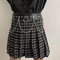 2 pz 2 cinture da corsetto in pelle PU stile punk&nbsp;AJEW-WR0002-05