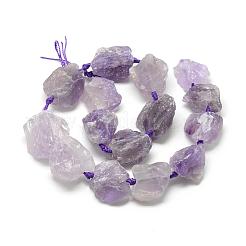 Natürlichen Amethyst Perlen Stränge&nbsp;G-R421-08
