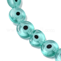 Fatti a mano in vetro murano male occhio fili di perline&nbsp;LAMP-G164-10C-01