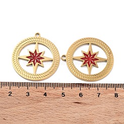 Pendentifs en acier inoxydable 304 avec placage ionique (IP)&nbsp;STAS-P339-06G-01