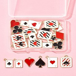 24pcs 12 pendentifs en émail en alliage de style&nbsp;ENAM-FS0002-96