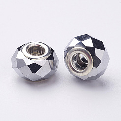 Plaquent perles en verre européennes&nbsp;LS-GDA002-33