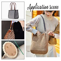 Pu Leder ovale Tasche Boden&nbsp;FIND-PH0001-51