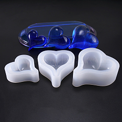 Moldes de silicona de corazón de diy&nbsp;SIMO-PW0001-005B