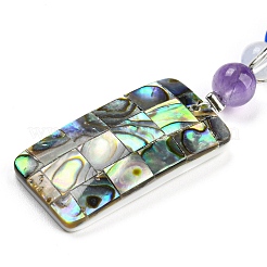 Porte-clés coquille d’ormeau/coquille paua&nbsp;KEYC-Z002-01C-P