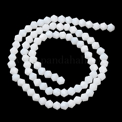 Opaque couleur unie imitation jade perles de verre brins&nbsp;LS-EGLA-A039-P4mm-D15