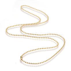 Collana a catena con palline in acciaio inossidabile 304&nbsp;MAK-R012-01G