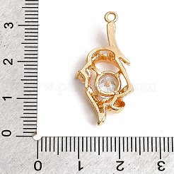 Messing micro pave klare zirkonia anhänger&nbsp;KK-N290-09G