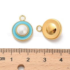 304 Edelstahl-Emaille-Anhänger&nbsp;STAS-K306-45G
