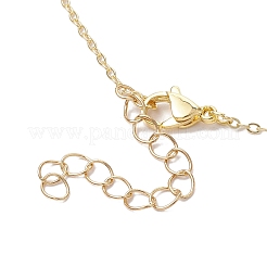 Colliers à pendentifs coeur en alliage émaillé&nbsp;NJEW-JN04772-01