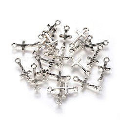 Connettori in lega di stile tibetano&nbsp;X-TIBE-Q066-07AS-RS