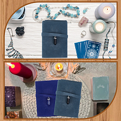 2 sac de rangement en velours double face pour cartes de tarot&nbsp;ABAG-CN0001-36