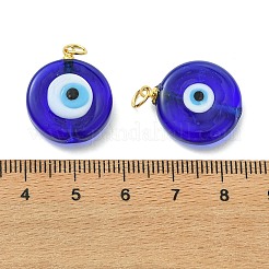 Handgefertigte Murano Anhänger bösen Blick&nbsp;PALLOY-JF05636-01