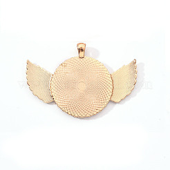 Pendentif de support de cabochon en alliage&nbsp;PALLOY-S107-003A-KC-RS