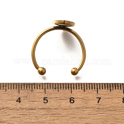 Offene Manschettenringkomponenten aus Edelstahl 304&nbsp;X-STAS-M057-01F-G