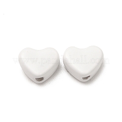 Perles en alliage peintes à la bombe coeur&nbsp;FIND-G053-01O