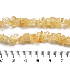 Natürlichen Citrin Perlen Stränge&nbsp;G-O049-B-29A
