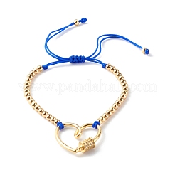 Einstellbare Nylonfaden geflochtene Perlen Armbänder Sets&nbsp;BJEW-JB06438-02