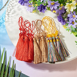 24pcs décorations de gland en polyester 3 couleurs&nbsp;OCOR-TADJ0007-01E