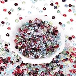 Perline di vetro di colori trasparenti&nbsp;SEED-Q042-01A-A14