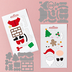 Weihnachtsthema Kohlenstoffstahl Stanzformen Schablonen&nbsp;DIY-WH0309-1201