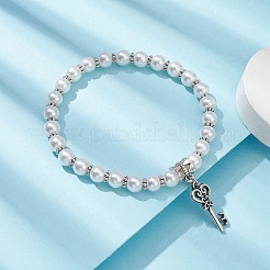 Glasperlenarmbänder Perlen Stretch&nbsp;BJEW-JB09696-02