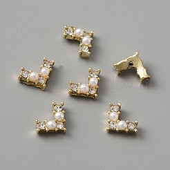 Legierung Strass-Cabochons&nbsp;MRMJ-WH0077-043K