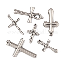 6 pz 6 stili ciondoli in acciaio inossidabile 304&nbsp;STAS-FS0001-64