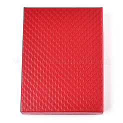 Astucci per gioielli in cartone con trama a rombo&nbsp;CBOX-T006-01D